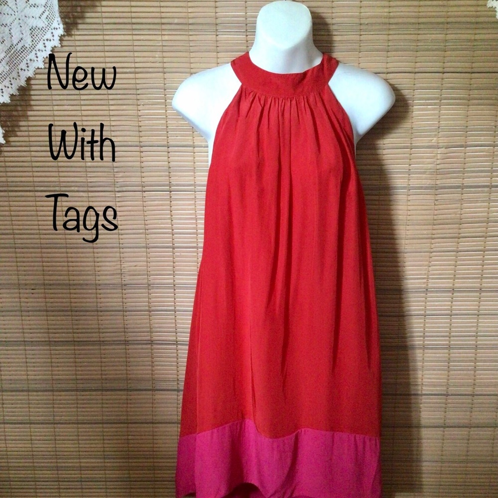 ๐Host Pick๐Benares NWT tunic dress beautiful silk feel - Picture 1 of 16